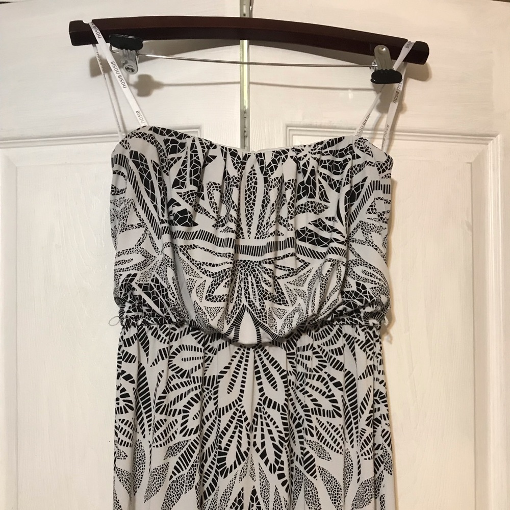 Long black & white dress wear casual or formal